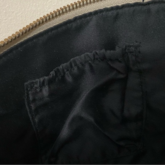 Elliot Lucca~Vtg~Metallic~Bronze/Gold/Taupe~Woven~Soft Leather~Crossbody~Handbag - Picture 16 of 16